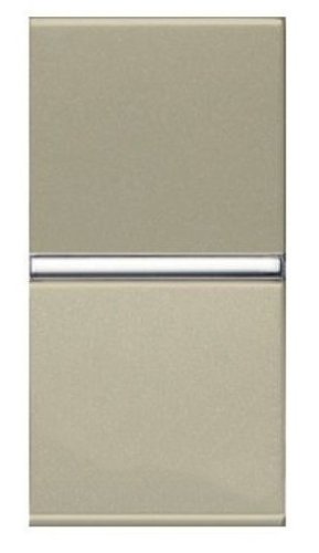 Выключатель кнопочный без рамки ABB Niessen Zenit 1-кл. 1 мод. N2104.7 CV шампань картинка